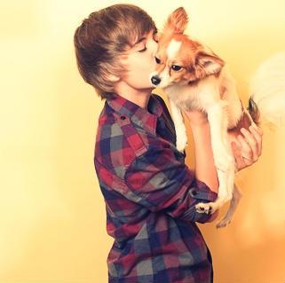 Justin+Bieber+with+dog